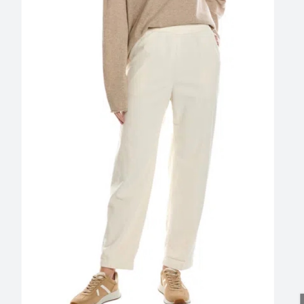 JAMES PERSE Jumbo Corduroy Relaxed Pant In White Size 1 or Small